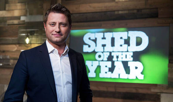 George Clarke photo introducing shed of the year
