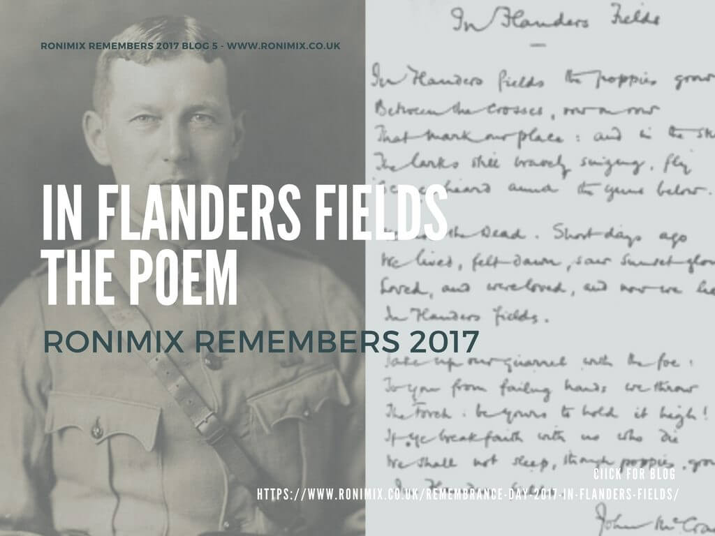 06 Canva Ronimix concrete Remembers 2017 - Blog 5 - In Flanders Fields