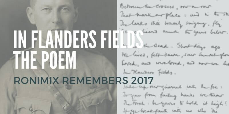 06 Canva Ronimix concrete Remembers 2017 - Blog 5 - In Flanders Fields